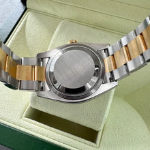 Load image into Gallery viewer, 36mm Rolex 116203 Datejust Gold Roman Numeral Dial- Box + Papers - Serviced!