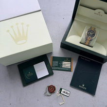 Load image into Gallery viewer, 36mm Rolex 116233 Datejust Jubilee Box Papers Green Floral -August 2027 Warranty