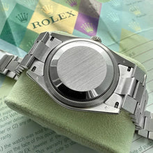 Load image into Gallery viewer, 36mm Rolex Platinum President 118206 Glacier Blue Dial – Serviced - Box + Papers