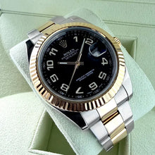 Load image into Gallery viewer, 41mm Rolex Datejust II 116333 Two Tone Black Arabic Numerals Dial - Box + Papers