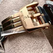 Load image into Gallery viewer, 43mm Breitling RB0138 Rose Gold Navitimer B01 - Box + Papers - Fully Stickered