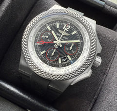 44mm Breitling Bentley GMT Chronograph Automatic Titanium – Box and Papers