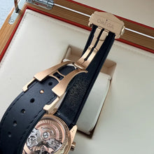 Load image into Gallery viewer, 45mm 18k Rose Gold Omega Seamaster Planet Ocean Chrono 21563465101001 Box Papers
