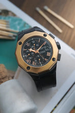 Load image into Gallery viewer, Baume Mercier 43mm Riviera Chronograph 8712 Solid 18K gold Bezel