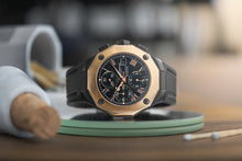 Load image into Gallery viewer, Baume Mercier 43mm Riviera Chronograph 8712 Solid 18K gold Bezel