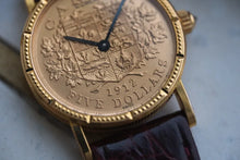 Load image into Gallery viewer, Corum 18k Gold 1912 Canada $5 Manual winding watch