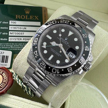 Load image into Gallery viewer, Discontinued 2008 Rolex 116710LN Ceramic GMT Master 116710 116710LN Box +Papers