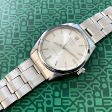 Load image into Gallery viewer, Stunning 1967 Rolex Air King 5500 Stainless Silver Dial - 7835 Riveted Bracelet