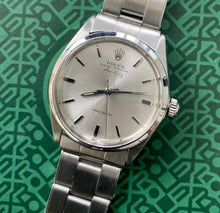 Load image into Gallery viewer, Stunning 1967 Rolex Air King 5500 Stainless Silver Dial - 7835 Riveted Bracelet