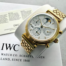 Load image into Gallery viewer, IWC Da Vinci Perpetual Calendar 18k Gold Cartier Pasha IW3705 - 152 Grams