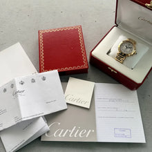 Load image into Gallery viewer, Mens 42mm 18k Gold Cartier Pasha 2726 - Box Papers +Cartier service 232 Grams