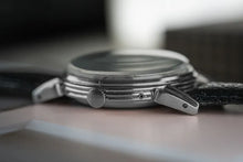 Load image into Gallery viewer, Movado Calendograf Triple Calendar 14823 Stainless Steel with Fancy Lugs