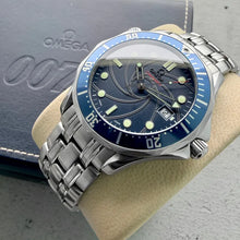 Load image into Gallery viewer, Omega Seamaster 300 Blue Dial 40th Anniversary - 25378000 - 007 James Bond