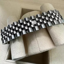 Load image into Gallery viewer, Rolex 36mm Datejust 116244 Black Roman Numeral Box/ Papers Factory Diamond Bezel