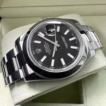 Load image into Gallery viewer, Rolex 41mm Datejust Black Dial 116300 – Box and Papers - Serviced