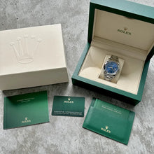 Load image into Gallery viewer, Rolex 41mm Oyster Perpetual 126300 Box Papers - Blue Dial