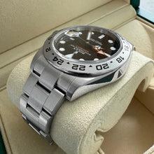Load image into Gallery viewer, Rolex 42mm Explorer II Stainless Steel 216570 Back Dial Box Papers + Receipt