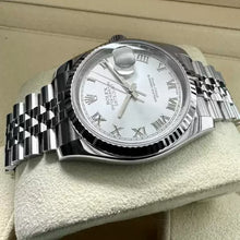 Load image into Gallery viewer, Rolex Datejust 36mm Jubilee band 116234 – Box and Papers - Rhodium Roman Numeral