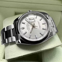 Load image into Gallery viewer, Rolex Datejust 36mm Silver Dial 126200 – Box and Papers - Home Depot Award