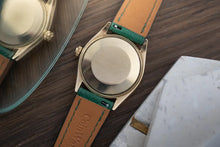 Load image into Gallery viewer, Rolex Oyster Perpetual Gold 1005 Fluted Bezel Alpha Douphine Hands