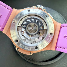 Load image into Gallery viewer, Tutti Frutti Hublot Pink Sapphires 341.xp.2770.NR.1205 Box and Papers