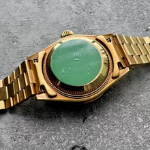 Load image into Gallery viewer, Unworn Ladies Rolex President Gold 69078 Diamond Dial Emerald - Tropical Dial