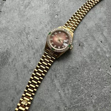 Load image into Gallery viewer, Unworn Ladies Rolex President Gold 69078 Diamond Dial Emerald - Tropical Dial
