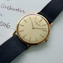 Load image into Gallery viewer, Vacheron Constantin Patrimony Ultra Slim 18k Gold Linen 6506 - Rosey Patina