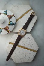 Load image into Gallery viewer, Vintage Cartier Santos Dumont solid 18k Gold 96062 - Extra Plate