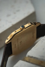 Load image into Gallery viewer, Vintage Cartier Santos Dumont solid 18k Gold 96062 - Extra Plate