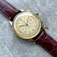 Load image into Gallery viewer, 38mm Longines 18K Yellow Gold Chronograph 5966 - 30CH Movement