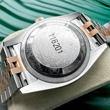 Load image into Gallery viewer, 36mm Rolex Datejust 116201 Two Tone Rose Gold Jubilee Band - Box / Papers