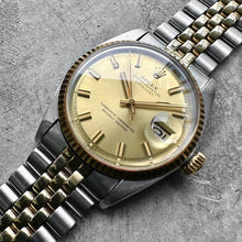 Load image into Gallery viewer, 1973 Rolex Datejust 1601 Two Tone Jubilee - Attractive Wide Boy Pie Pan Dial