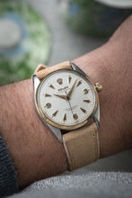 Load image into Gallery viewer, 1954 Rolex 6564 Two Tone Gold + Stainless - Honey Comb Dial