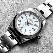 Load image into Gallery viewer, Ladies 26mm Date 67180 Stainless Oyster White dial Roman Numerals