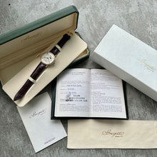 Load image into Gallery viewer, 1996 Breguet Classique Moon Power Reserve BA3137 Yellow gold Auto -Box+ Papers