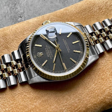 Load image into Gallery viewer, 1995 Rolex 16233 Two Tone Datejust - Box Papers Serviced - Black Tapestry Dial