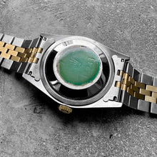Load image into Gallery viewer, 1995 Rolex 16233 Two Tone Datejust - Box Papers Serviced - Black Tapestry Dial
