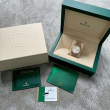 Load image into Gallery viewer, 40mm Rolex Rose Gold President 228235 Sundust Dial - Box + Papers