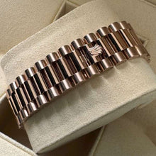 Load image into Gallery viewer, 40mm Rolex Rose Gold President 228235 Sundust Dial - Box + Papers