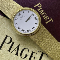 1985 NOS Piaget 18K Yellow Gold 31mm - Unworn - 86 Grams of Gold- Box and Papers