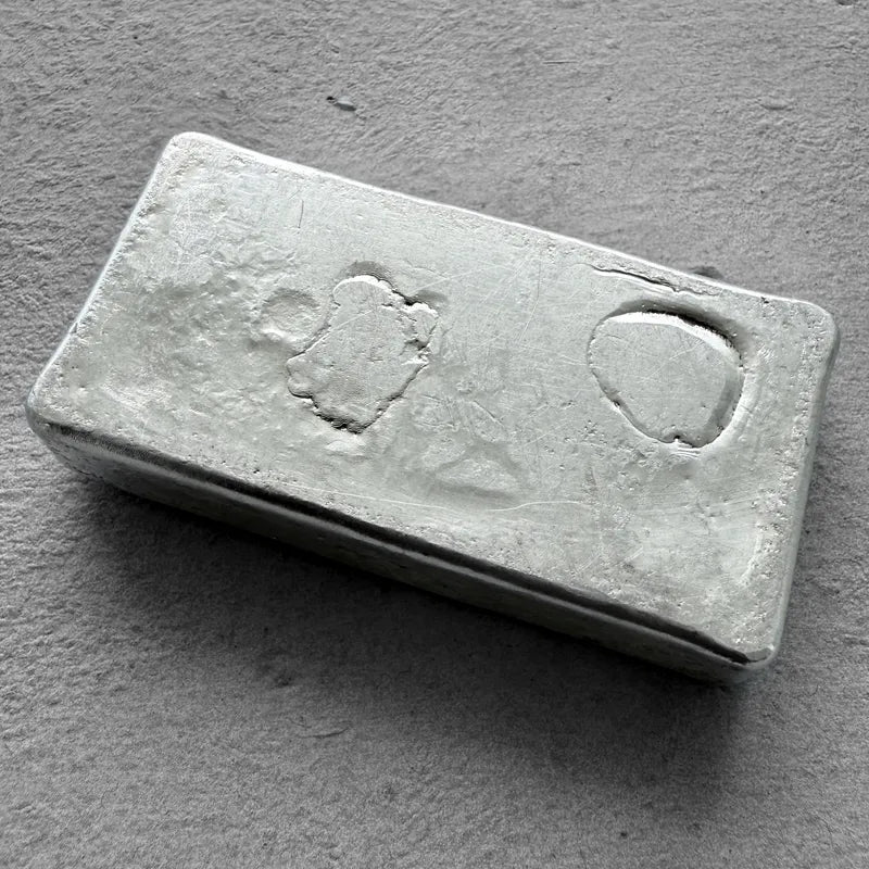 10 oz Engelhard .999 Silver Poured bar - Bold strike and clean surfaces