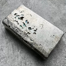 Load image into Gallery viewer, 10 oz Engelhard .999 Silver Poured bar - Stunning Pour lines and Toning!
