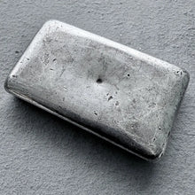 Load image into Gallery viewer, 10 oz JMC Johnson Matthey Company .999 Silver Poured bar - Maple Leaf
