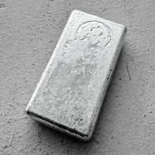 Load image into Gallery viewer, 10 oz Johnson Matthey .999 Silver Poured bar - Error Placement stamp
