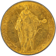 1844 Hungary 1 One Ducat Gold Coin - Ferdinand V
