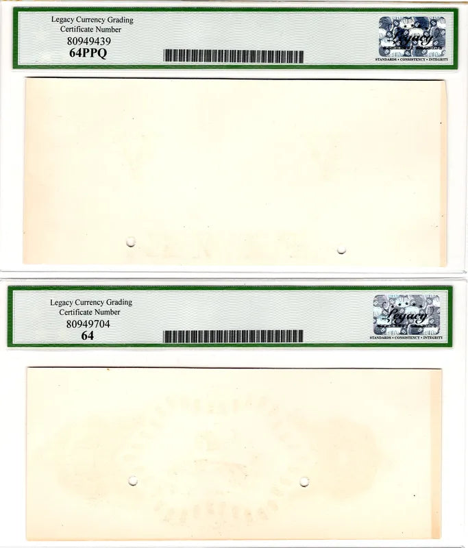 1866 $5 Province of Nova Scotia including Face + Back Proofs