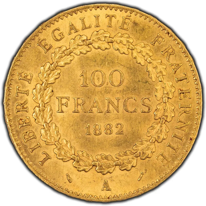 1882 France 100 Francs Gold Coin - Stunning Condition!