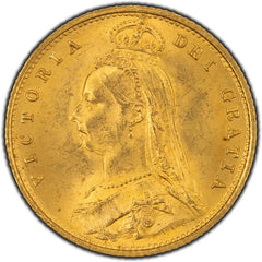 1887 Great Britain 1/2 Half Sovereign Gold Coin - Stunning Condition!