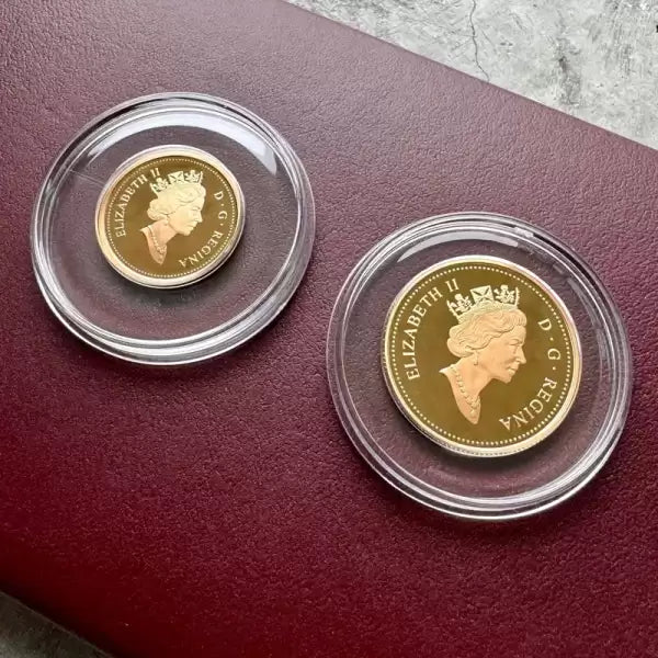 1912 - 2002 Canada Gold $5 and $10 Commemorative Coin Set